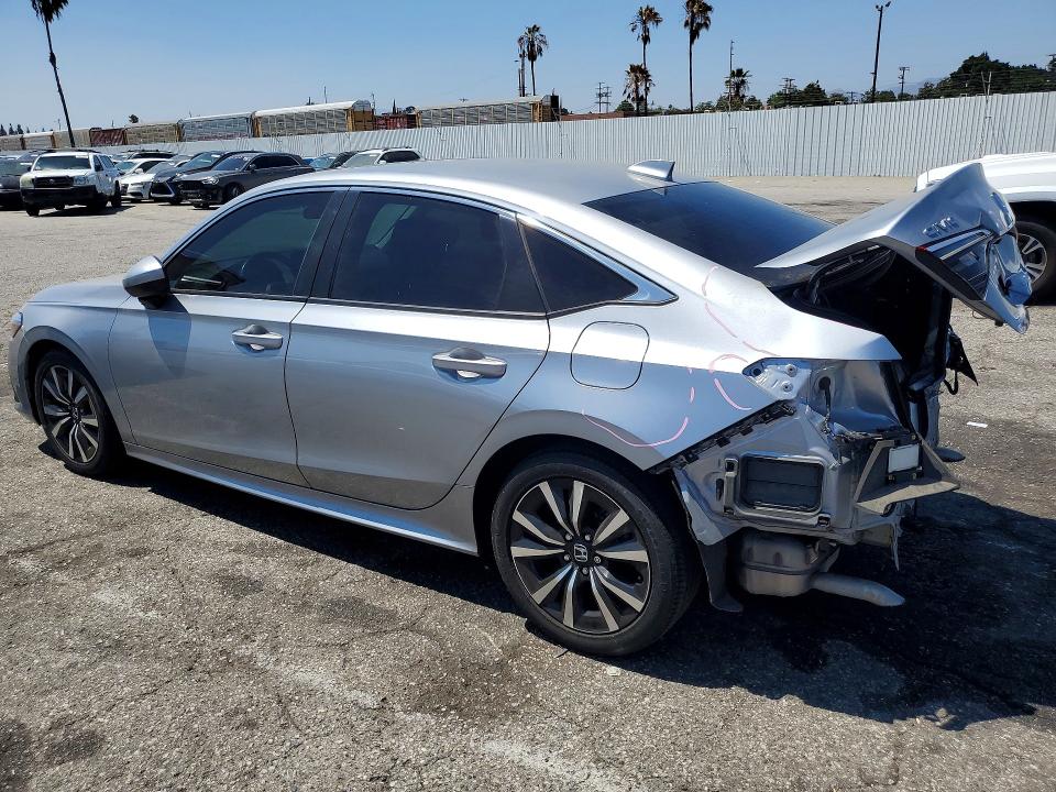 2023 Honda Civic VIN 2HGFE1F76PH318928 COPART salvage auction — REAR END, Ca - Salvage Certificate, sold $7,000 on 2026-07-28 (photo 2)