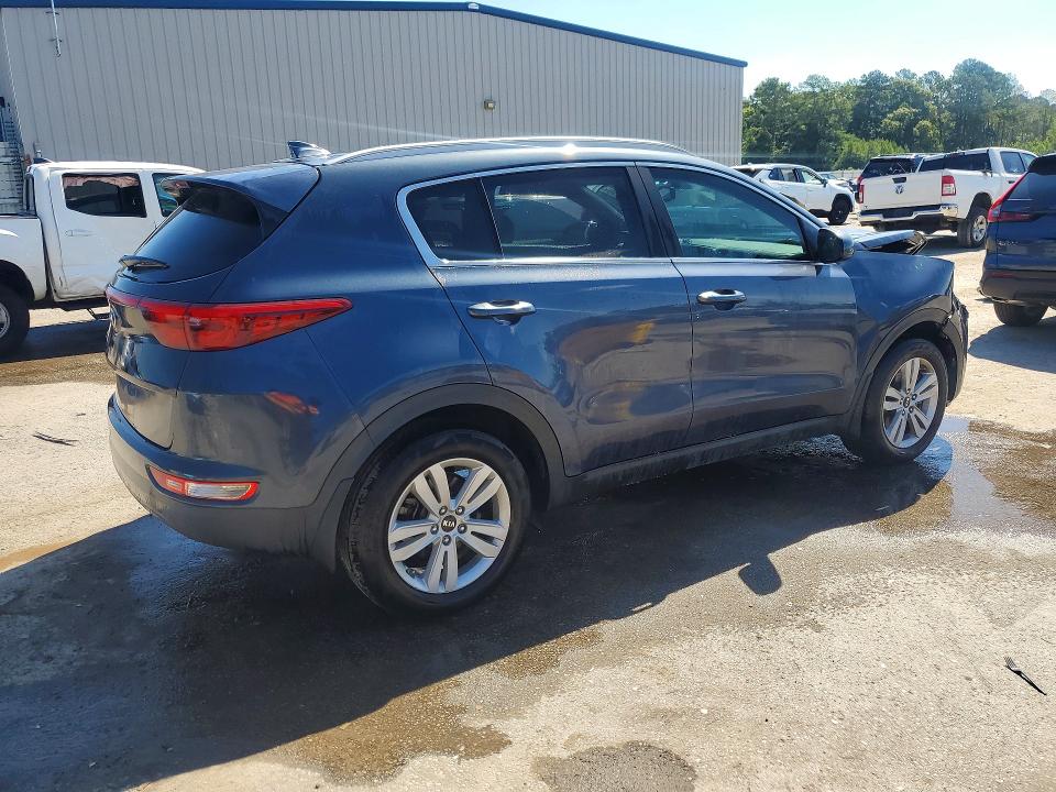 2017 Kia Sportage VIN KNDPM3AC0H7236485 COPART salvage auction — FRONT END, Sc - Cert Of Title-Salvage, sold $2,050 on 2026-08-24 (photo 3)