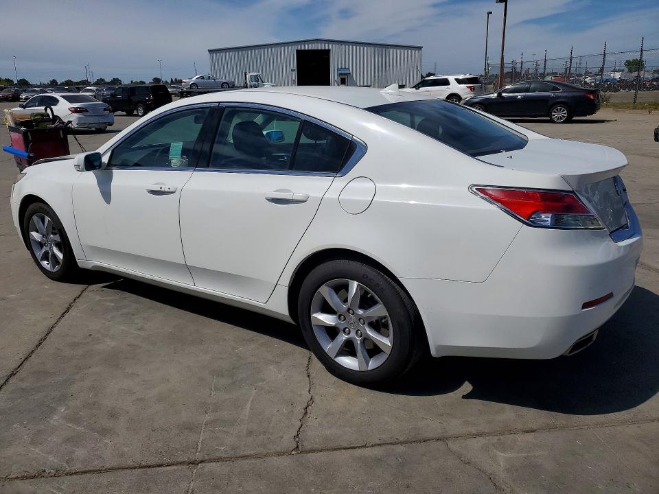 2013 Acura Tl VIN 19UUA8F55DA000058 COPART salvage auction — FRONT END, Ca - Salvage Certificate, sold $2,600 on 2026-07-20 (photo 2)