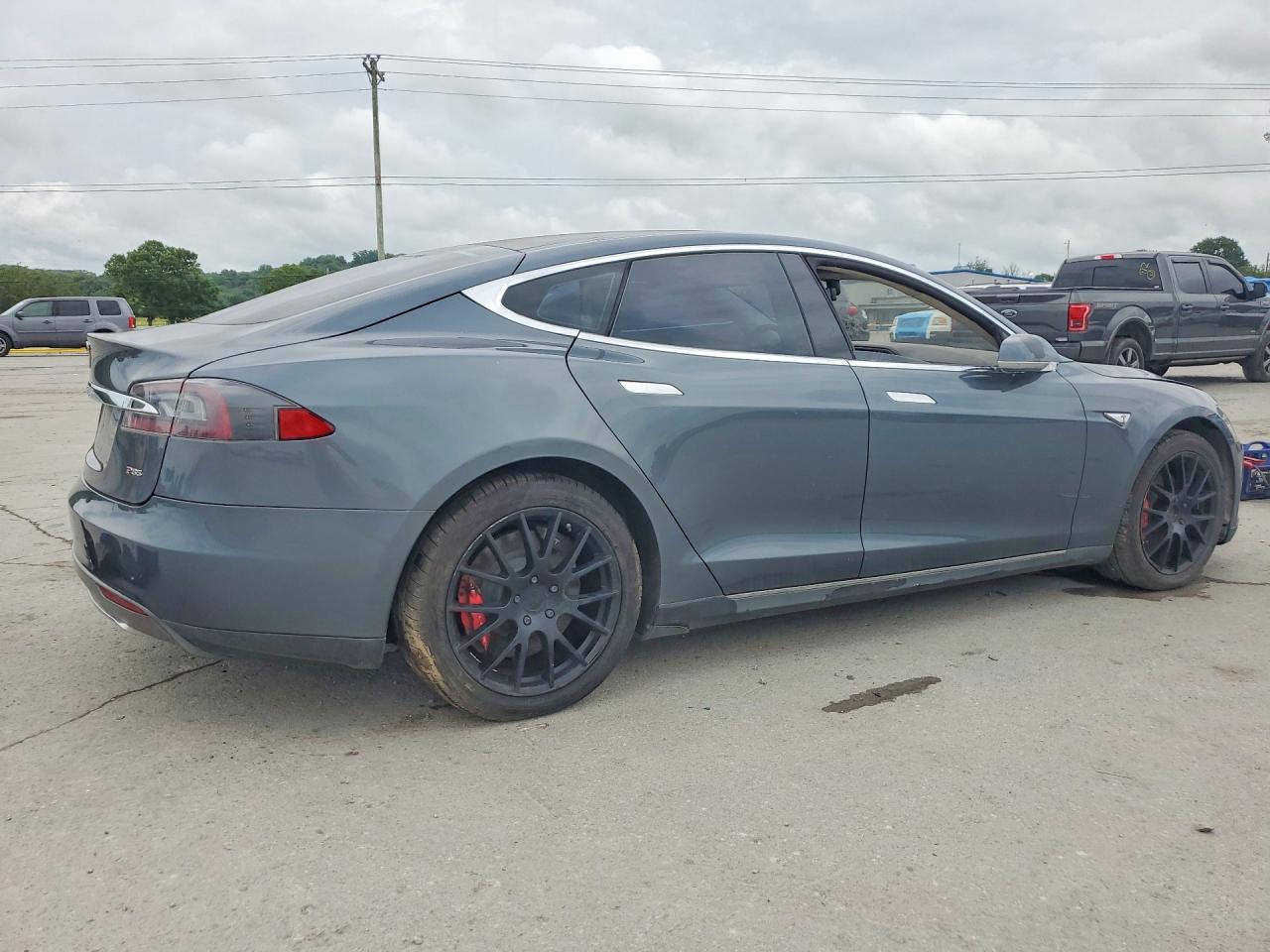 2014 Tesla Model S VIN 5YJSA1H12EFP28985 COPART salvage auction — Normal Wear, TN - CERTIFICATE OF TITLE (P), sold $2,350 on 2026-07-01 (photo 3)