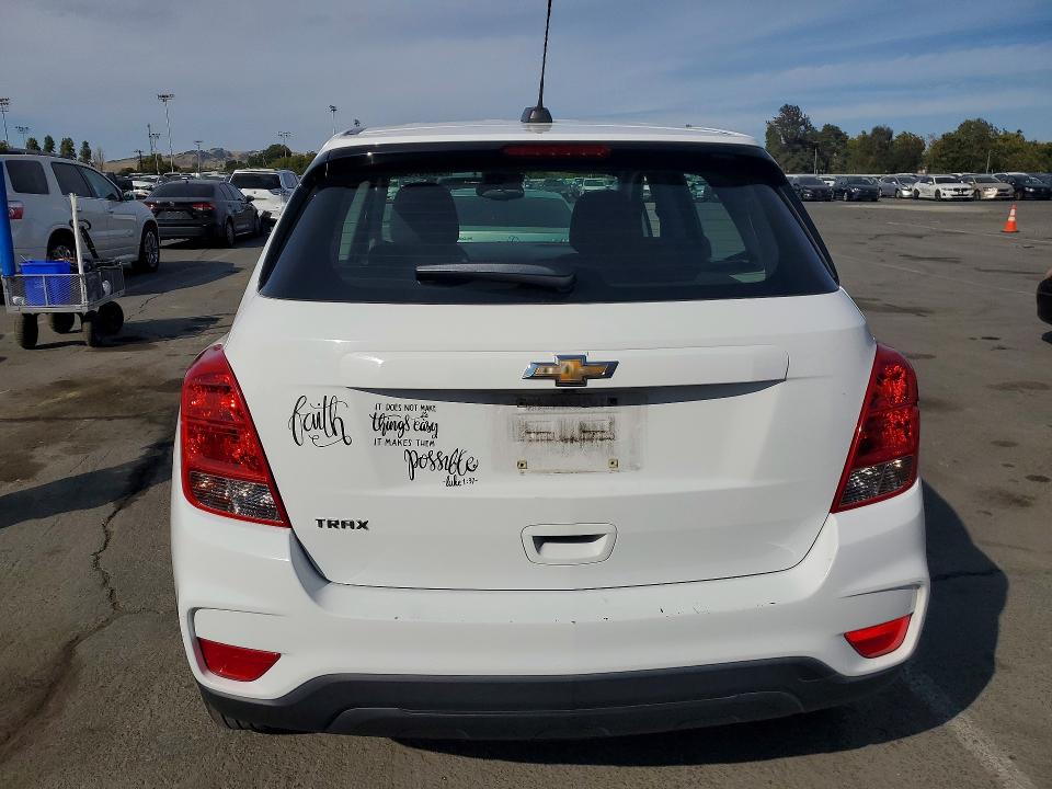 2018 Chevrolet Trax VIN KL7CJKSB8JB723988 COPART salvage auction — SIDE, Ca - Salvage Certificate, sold $700 on 2026-07-24 (photo 6)
