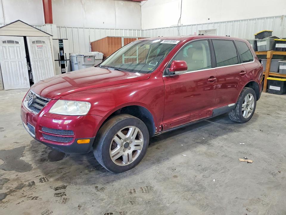 2005 Volkswagen Touareg VIN WVGZM77L85D072550 COPART salvage auction — UNDERCARRIAGE, Ny - Mv-907A Salvage Certificate, sold $475 on 2026-07-13 (photo 1)