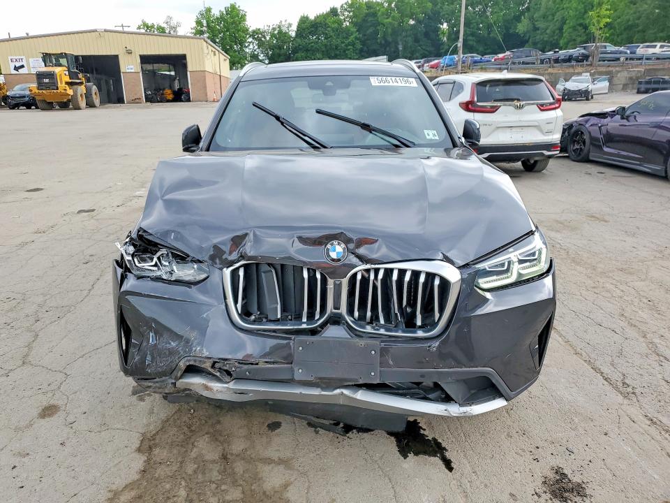 2022 BMW X3 VIN 5UX53DP02N9J01794 COPART salvage auction — FRONT END, Ny - Mv-907A Salvage Certificate, sold $4,800 on 2026-07-28 (photo 5)