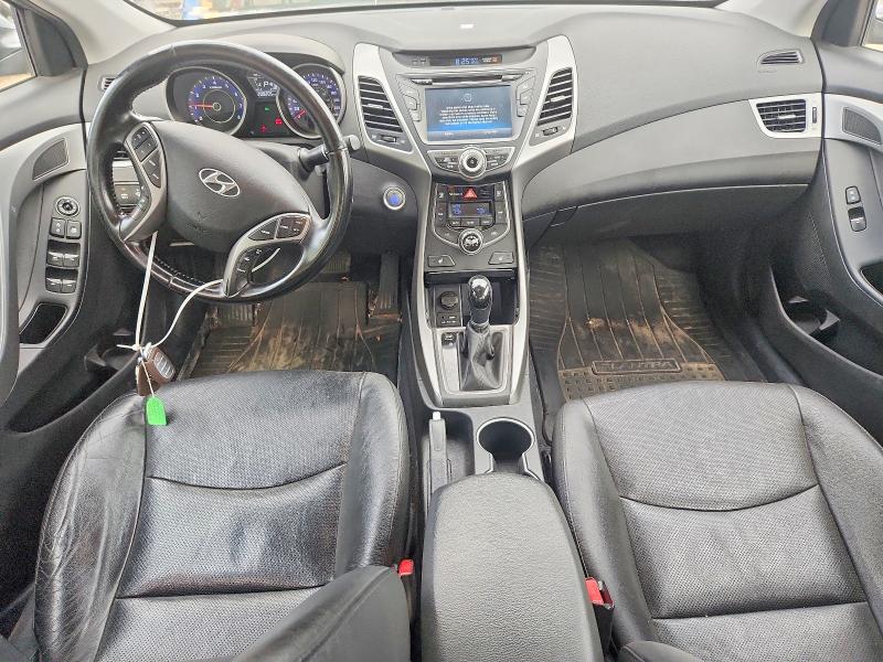 2015 Hyundai Elantra VIN KMHDH4AH2FU235535 COPART salvage auction — FRONT END, ON - PERMIT SALVAGE, sold $1,550 on 2026-07-07 (photo 8)
