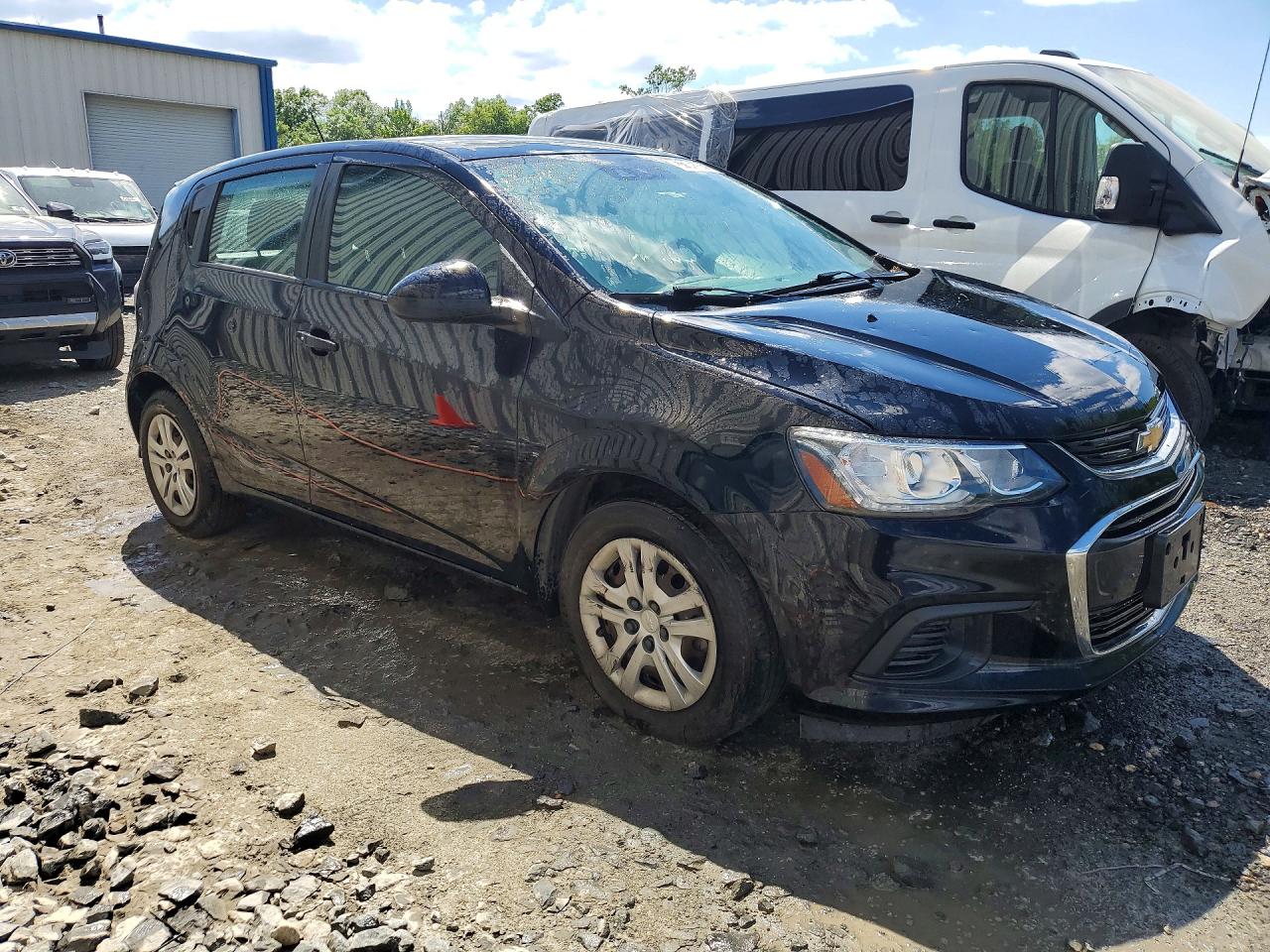 2019 Chevrolet Sonic VIN 1G1JG6SB6K4137000 COPART salvage auction — Minor Dent/Scratches, MD - CERTIFICATE OF TITLE, sold $650 on 2026-07-09 (photo 4)