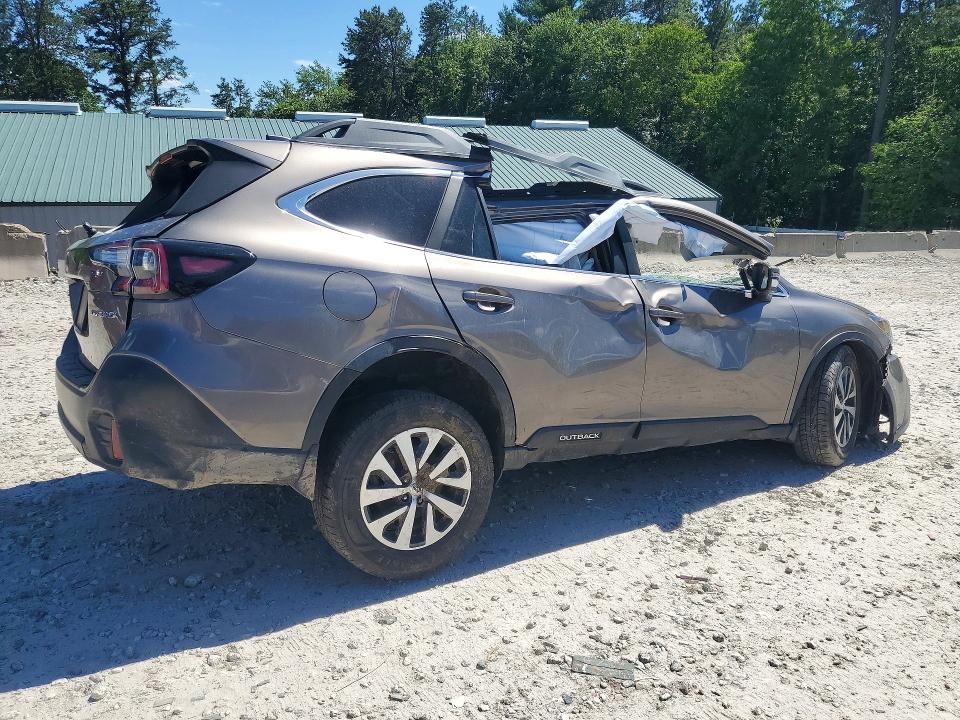 2021 Subaru VIN 4S4BTACC6M3125158 COPART salvage auction — FRONT END, Ma - Cert Of Title-Salvage, sold $200 on 2026-07-22 (photo 3)