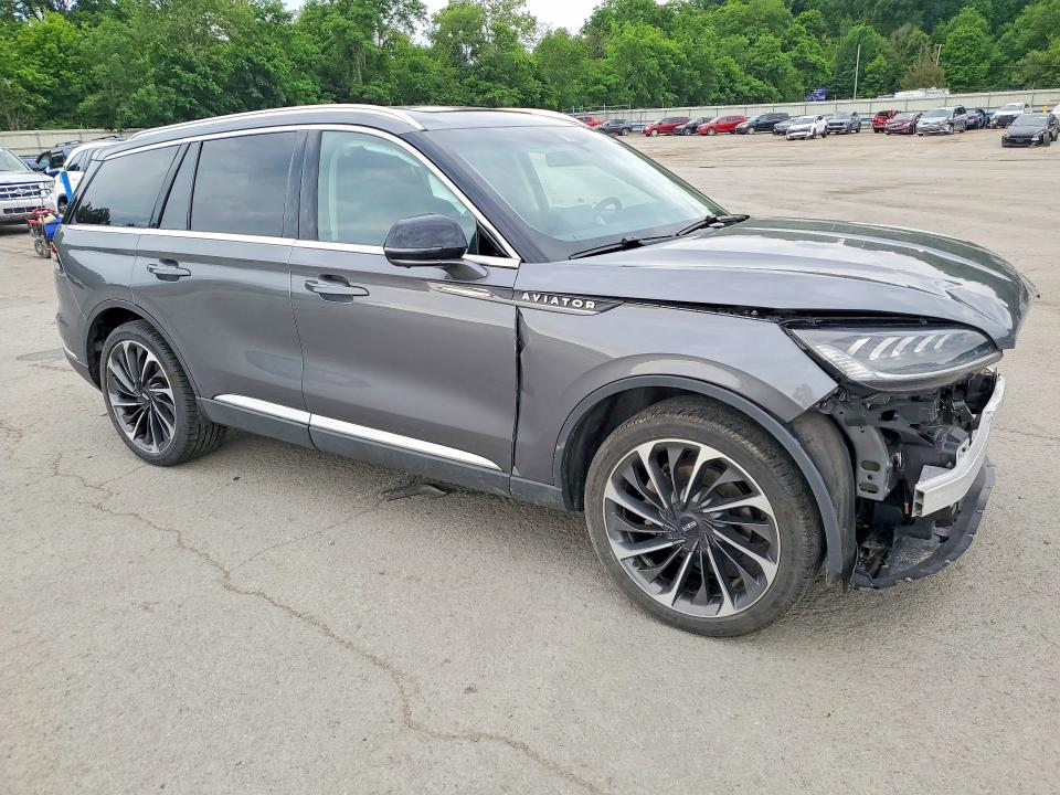 2023 Lincoln Aviator VIN 5LM5J7XC6PGL29646 COPART salvage auction — FRONT END, Pa - Certificate Of Salvage, sold $9,000 on 2026-07-23 (photo 4)