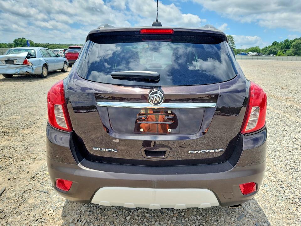 2015 Buick Encore VIN KL4CJASB8FB254593 COPART salvage auction — HAIL, AR - CERT OF TITLE-SALVAGE, sold $2,750 on 2026-07-13 (photo 6)
