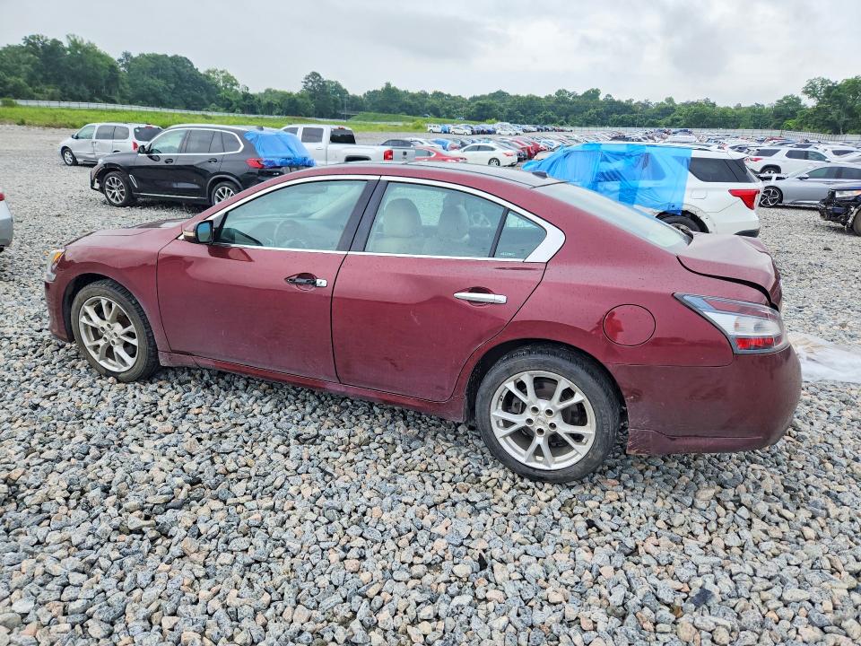 2012 Nissan Maxima VIN 1N4AA5APXCC859793 COPART salvage auction — REAR END, Ga - Cert Of Title-Rebuilt Salvage, sold $1,350 on 2026-07-02 (photo 2)