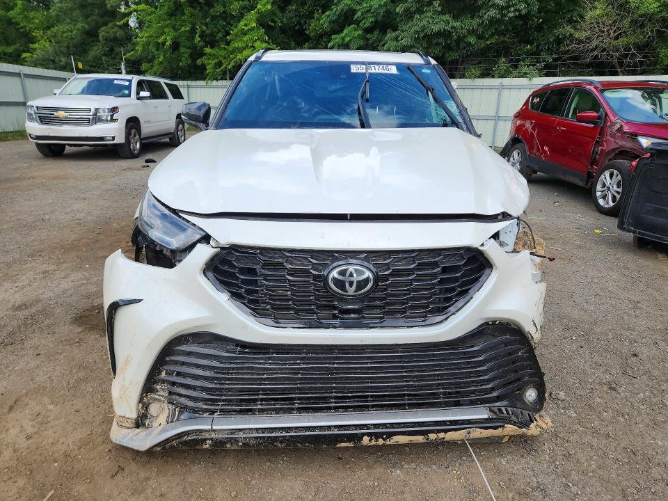 2021 Toyota Highlander VIN 5TDLZRAH6MS066485 COPART salvage auction — ALL OVER, LA - CERT OF TITLE-SALVAGE, sold $8,000 on 2026-07-16 (photo 5)