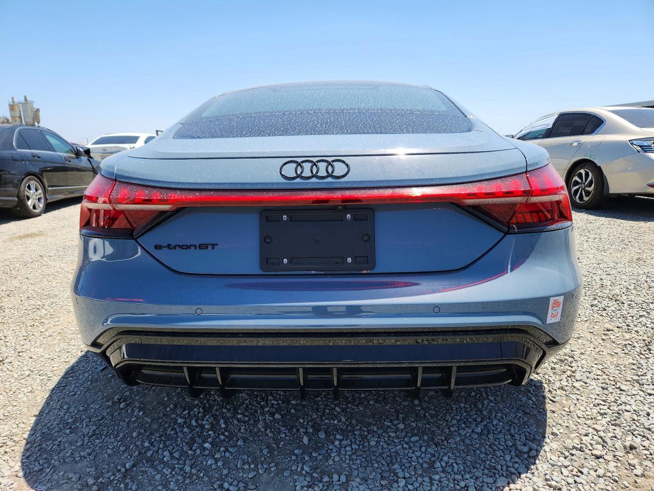 2024 Audi e-tron GT VIN WAUEJBFW9R7004561 COPART salvage auction — Front End, Sc - Salvage Title, sold $26,500 on 2026-08-18 (photo 6)