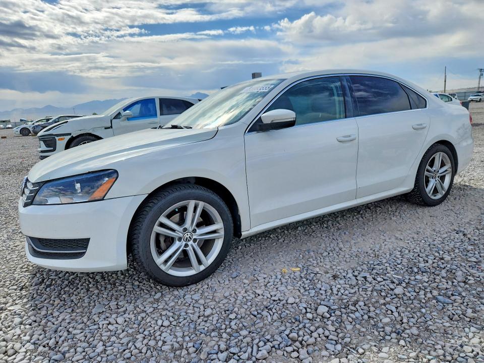 2014 Volkswagen Passat VIN 1VWBN7A36EC052800 COPART salvage auction — SIDE, UT - SALVAGE CERTIFICATE, sold $375 on 2026-08-14 (photo 1)
