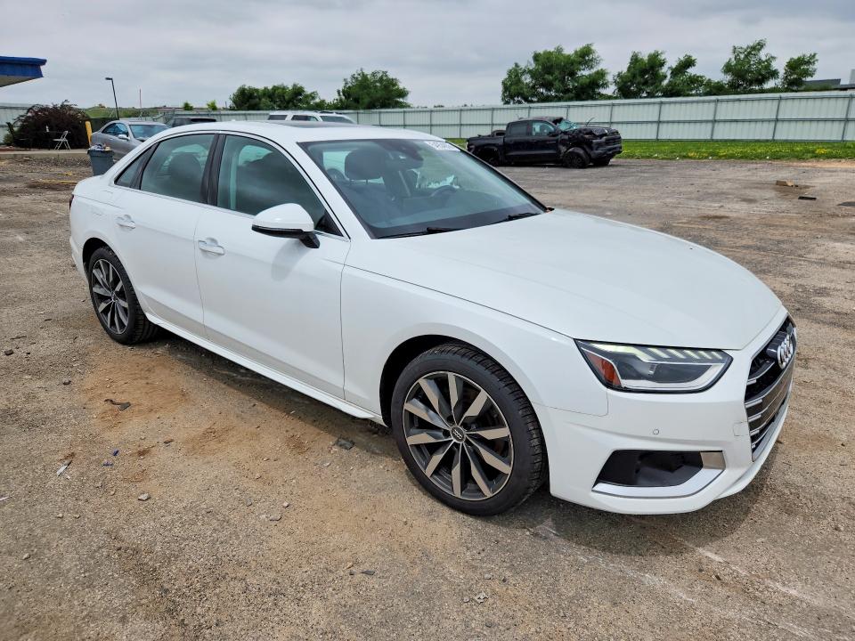2020 Audi A4 VIN WAUHMAF41LA073252 COPART salvage auction — HAIL, Wi - Cert Of Title-Claim Paid, sold $8,900 on 2026-07-14 (photo 4)