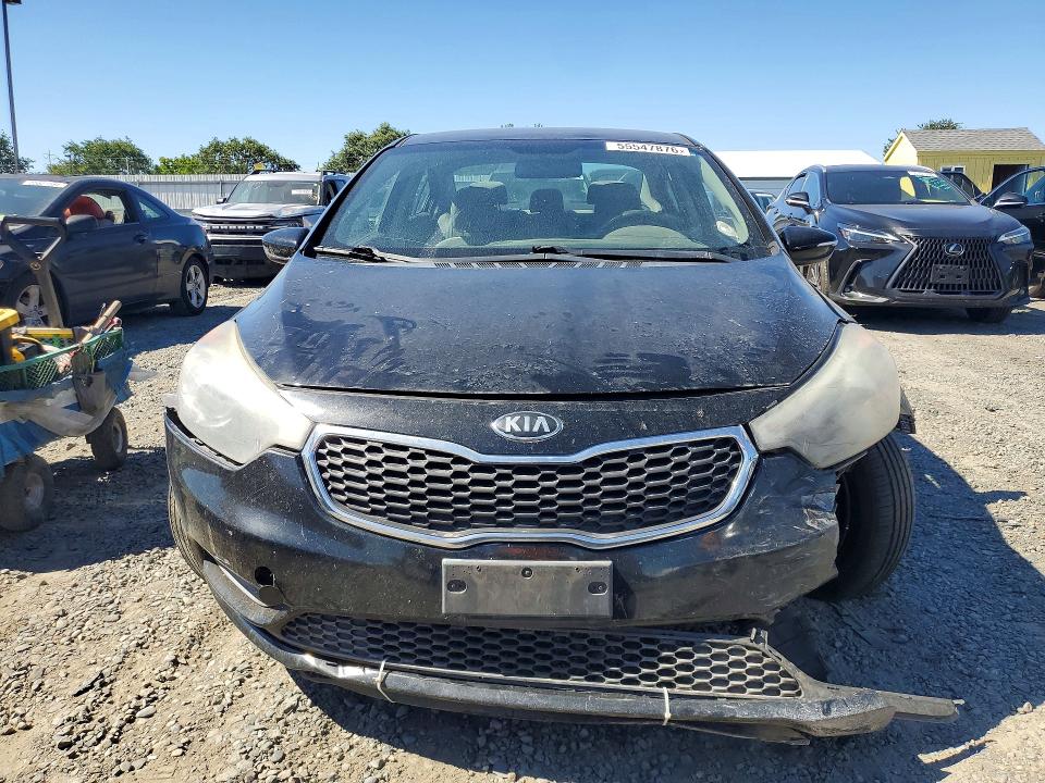 2014 Kia Forte VIN KNAFX4A60E5239362 COPART salvage auction — FRONT END, Ca - Salvage Certificate, sold $675 on 2026-07-21 (photo 5)