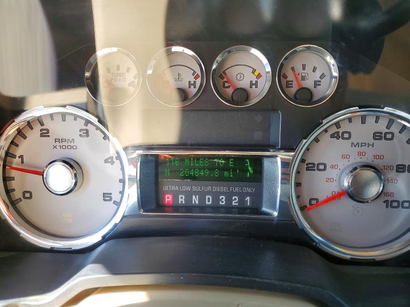 2008 Ford F-250 super duty VIN 1FTSW21R08EA90023 COPART salvage auction — REAR END, Ca - Salvage Certificate, sold $1,050 on 2026-07-09 (photo 9)
