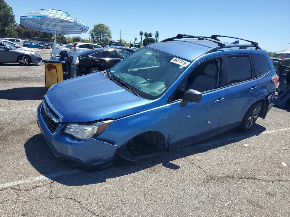 2018 Subaru VIN JF2SJABC2JH463703 COPART salvage auction — FRONT END, CA - SALVAGE CERTIFICATE, sold $1,200 on 2026-07-07 (photo 1)