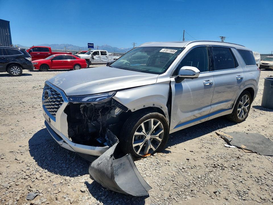 2021 Hyundai Palisade VIN KM8R5DHE6MU238851 COPART salvage auction — FRONT END, Salvage Title, sold $6,999 on 2026-07-25 (photo 1)
