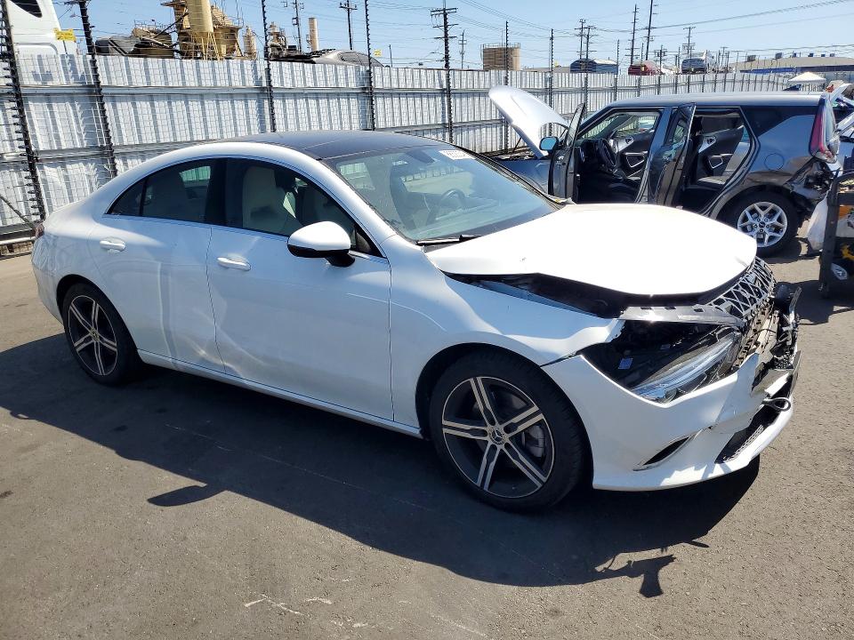 2020 Mercedes-benz Cla-klasse VIN W1K5J4GB4LN089912 COPART salvage auction — FRONT END, Ca - Salvage Certificate, sold $8,200 on 2026-07-08 (photo 4)