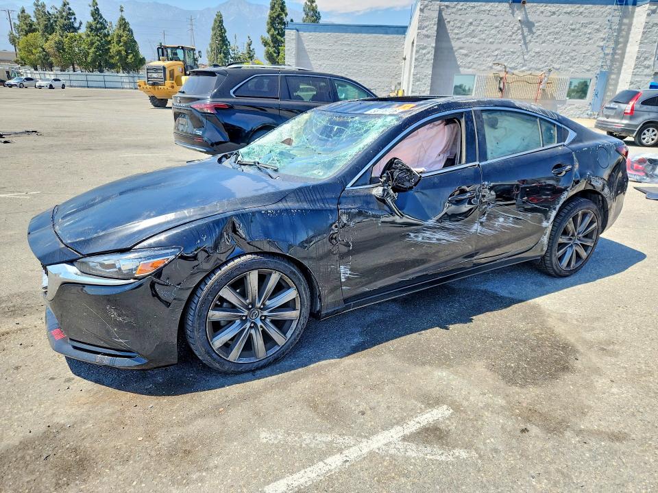 2018 Mazda 6 VIN JM1GL1TY6J1329911 COPART salvage auction — ALL OVER, Ca - Salvage Certificate, sold $875 on 2026-07-31 (photo 1)