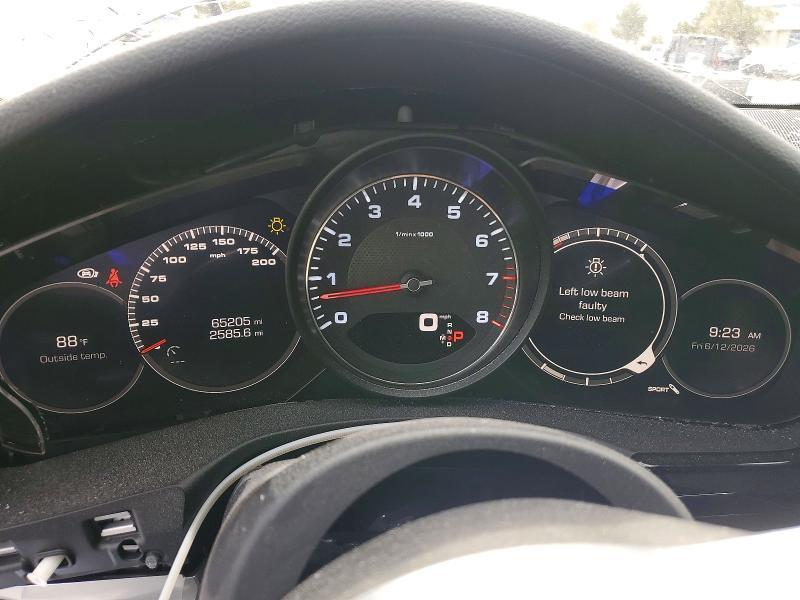 2018 Porsche Panamera VIN WP0AB2A7XJL135900 COPART salvage auction — FRONT END, NM - CERT OF TITLE-SALVAGE, sold $18,000 on 2026-08-04 (photo 9)
