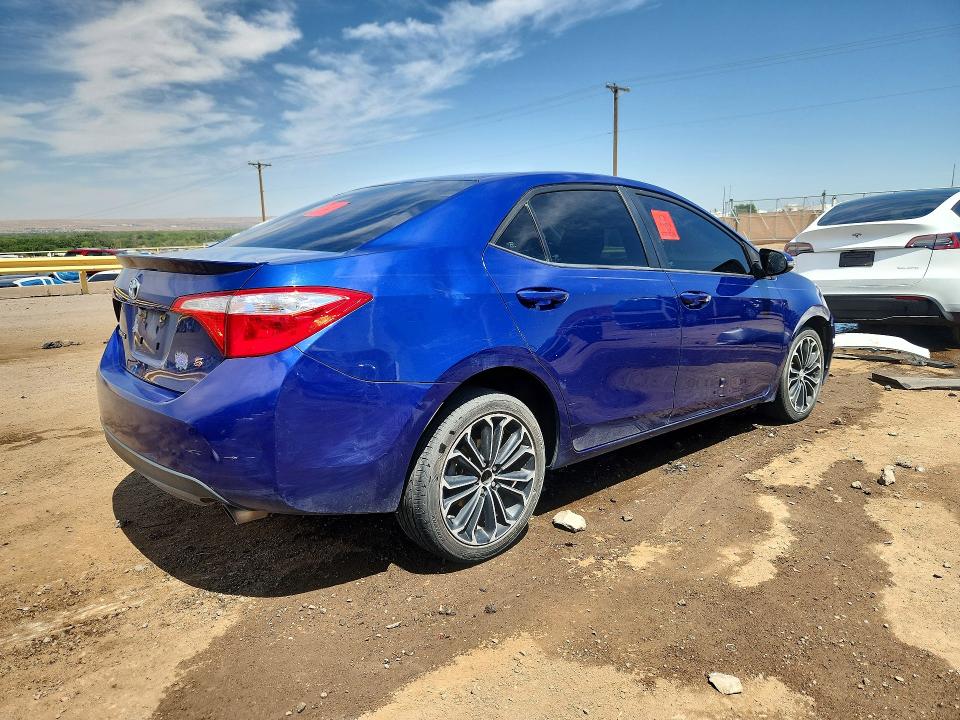 2014 Toyota Corolla VIN 5YFBURHEXEP156724 COPART salvage auction — FRONT END, NM - CERT OF TITLE-SALVAGE, sold $2,550 on 2026-07-27 (photo 3)