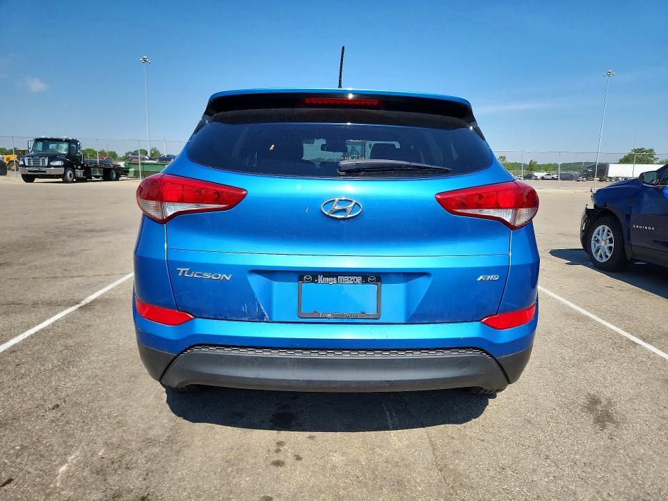 2017 Hyundai Tucson VIN KM8J3CA40HU275494 COPART salvage auction — FRONT END, Oh - Cert Of Title-Salvage, sold $1,950 on 2026-07-08 (photo 6)