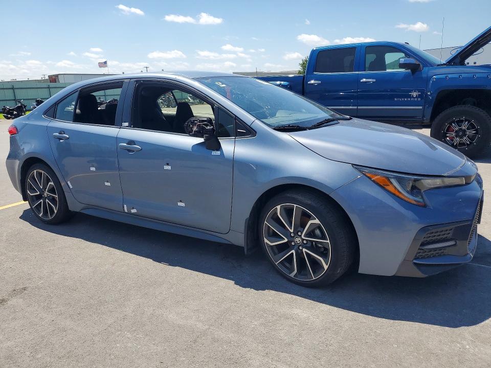 2022 Toyota VIN JTDS4MCEXN3506453 COPART salvage auction — VANDALISM, Ok - Cert Of Title-Salvage, sold $8,100 on 2026-07-29 (photo 4)