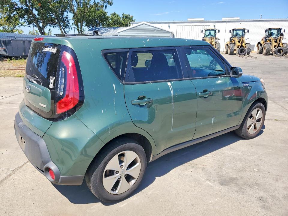 2014 Kia Soul VIN KNDJP3A57E7057290 COPART salvage auction — MINOR DENT/SCRATCHES, Ca - Dis/Dlr/Exp Only Clean Title, sold $1,250 on 2026-07-14 (photo 3)
