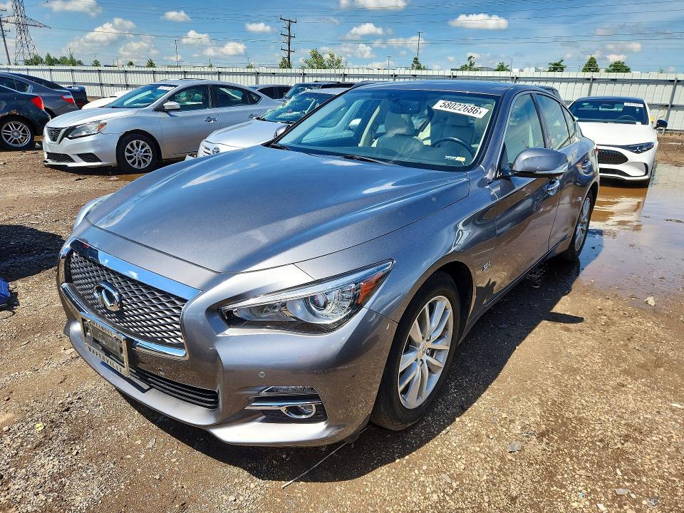 2017 Infiniti VIN JN1EV7AR1HM833276 COPART salvage auction — MECHANICAL, Il - Certificate Of Title, sold $1,550 on 2026-07-09 (photo 1)