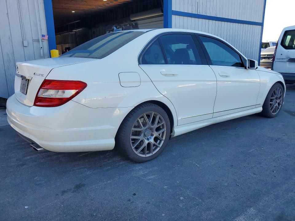 2011 Mercedes-benz C class VIN WDDGF8BB1BR148995 COPART salvage auction — FRONT END, Ut - Certificate Of Title, sold $425 on 2026-07-15 (photo 3)
