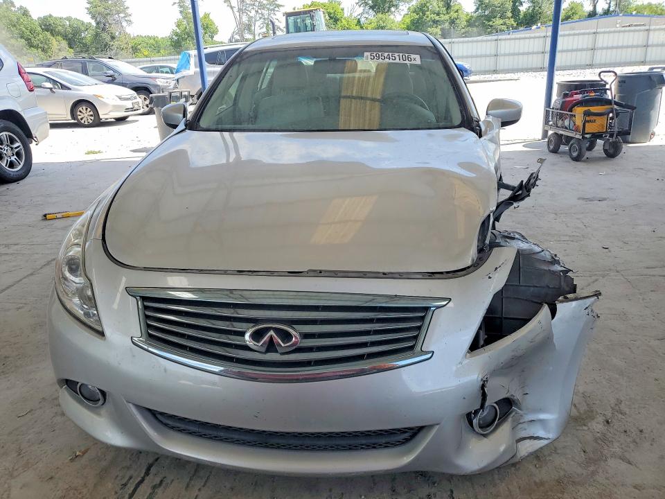 2012 Infiniti G VIN JN1DV6AP1CM810769 COPART salvage auction — FRONT END, GA - CERT OF TITLE-SALVAGE, sold $250 on 2026-07-23 (photo 5)