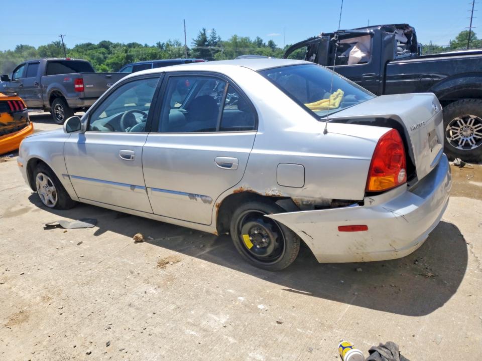 2005 Hyundai Accent VIN KMHCG45C75U661331 COPART salvage auction — REAR END, Ky - Bill Of Sale/Part Only/No Titl, sold $300 on 2026-07-15 (photo 2)