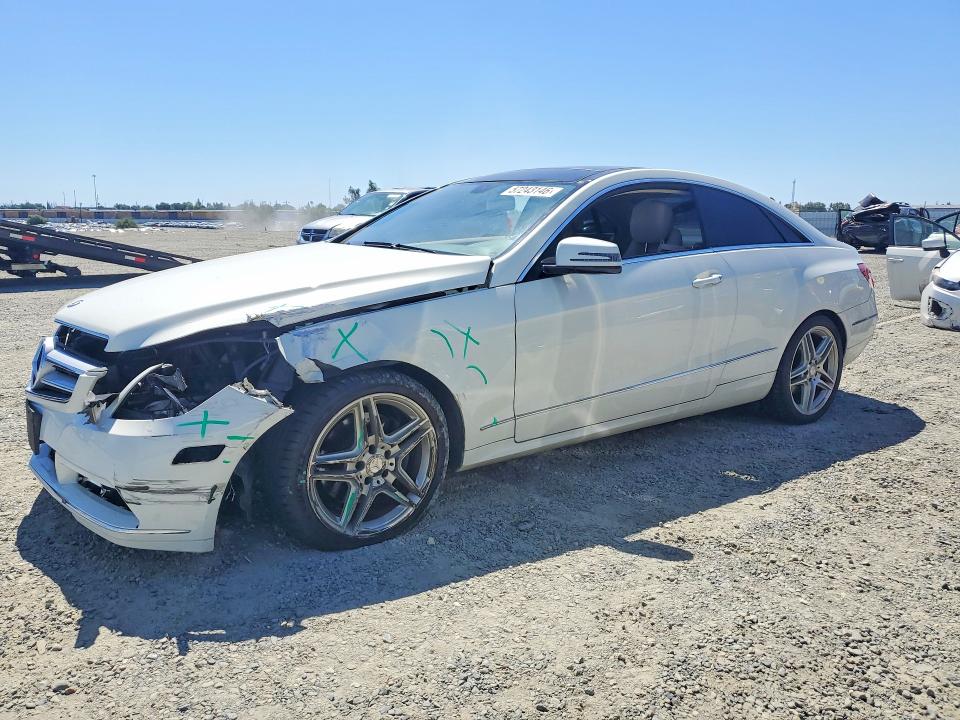 2012 Mercedes-benz E-klasse VIN WDDKJ5KB2CF168523 COPART salvage auction — FRONT END, Ca - Salvage Certificate, sold $1,150 on 2026-07-21 (photo 1)