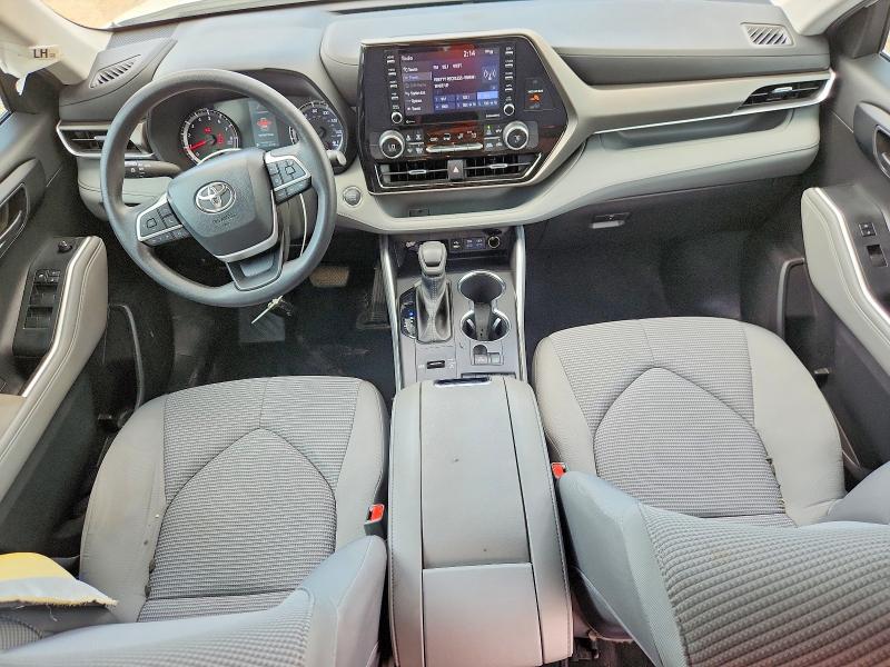 2022 Toyota Highlander VIN 5TDCZRAH2NS115960 COPART salvage auction — SIDE, Al - Cert Of Title-Salvage Title, sold $14,400 on 2026-07-22 (photo 8)