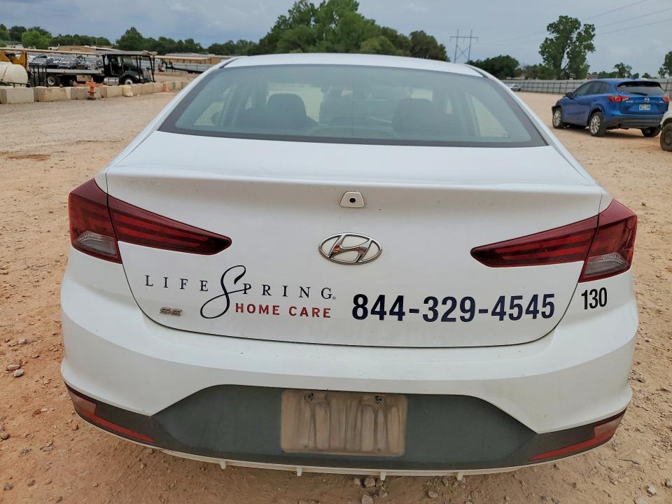 2019 Hyundai Elantra VIN 5NPD74LF7KH436886 COPART salvage auction — FRONT END, OK - CERT OF TITLE-SALVAGE, sold $1,950 on 2026-07-02 (photo 6)