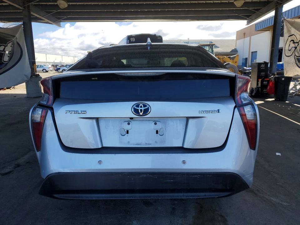 2018 Toyota Prius VIN JTDKBRFUXJ3599748 COPART salvage auction — REAR END, Ca - Salvage Certificate, sold $3,350 on 2026-07-02 (photo 6)