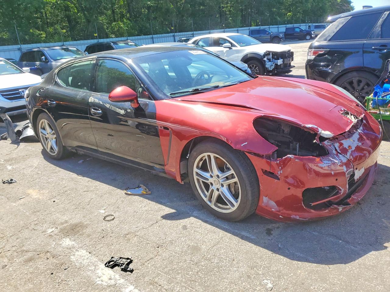 2014 Porsche Panamera VIN WP0AA2A77EL014489 COPART salvage auction — Front End, GA - BILL OF SALE - PARTS ONLY, sold $575 on 2026-06-30 (photo 4)