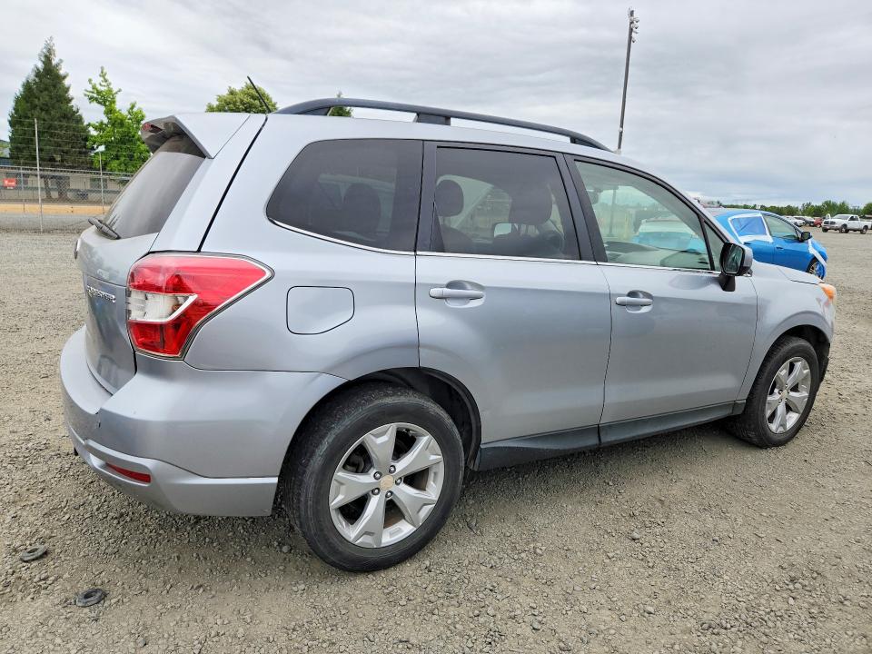 2015 Subaru Forester VIN JF2SJAHC6FH468837 COPART salvage auction — FRONT END, Or - Salvage Title Certificate, sold $2,100 on 2026-07-07 (photo 3)