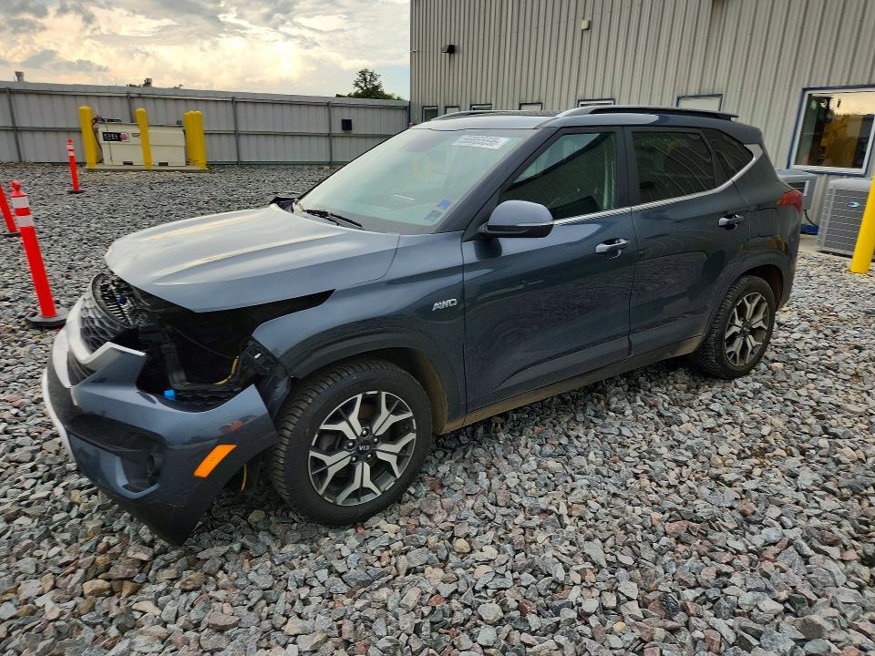 2021 Kia Seltos VIN KNDERCAA5M7183820 COPART salvage auction — FRONT END, Wi - Cert Of Title-Salvage Vehicle, sold $4,850 on 2026-07-20 (photo 1)