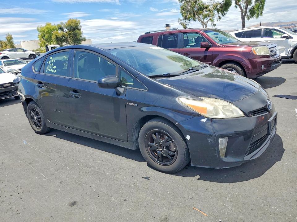 2014 Toyota Prius VIN JTDKN3DU5E0383434 COPART salvage auction — REAR END, Ca - Salvage Certificate, sold $950 on 2026-07-13 (photo 4)