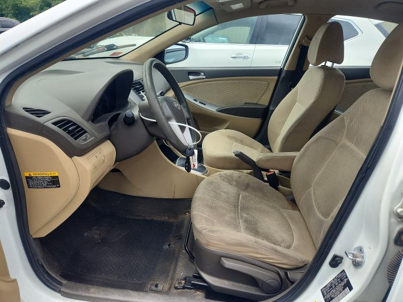 2013 Hyundai Accent VIN KMHCT4AE2DU480932 COPART salvage auction — REAR END, RI - SALVAGE CERTIFICATE OF TITLE, sold $450 on 2026-07-30 (photo 7)
