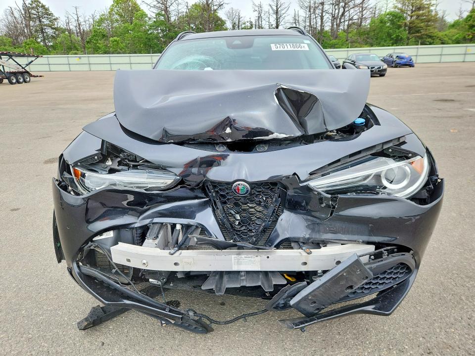 2021 Alfa romeo Stelvio VIN ZASPAKBN7M7D19531 COPART salvage auction — FRONT END, Ny - Mv-907A Salvage Certificate, sold $3,650 on 2026-07-13 (photo 5)