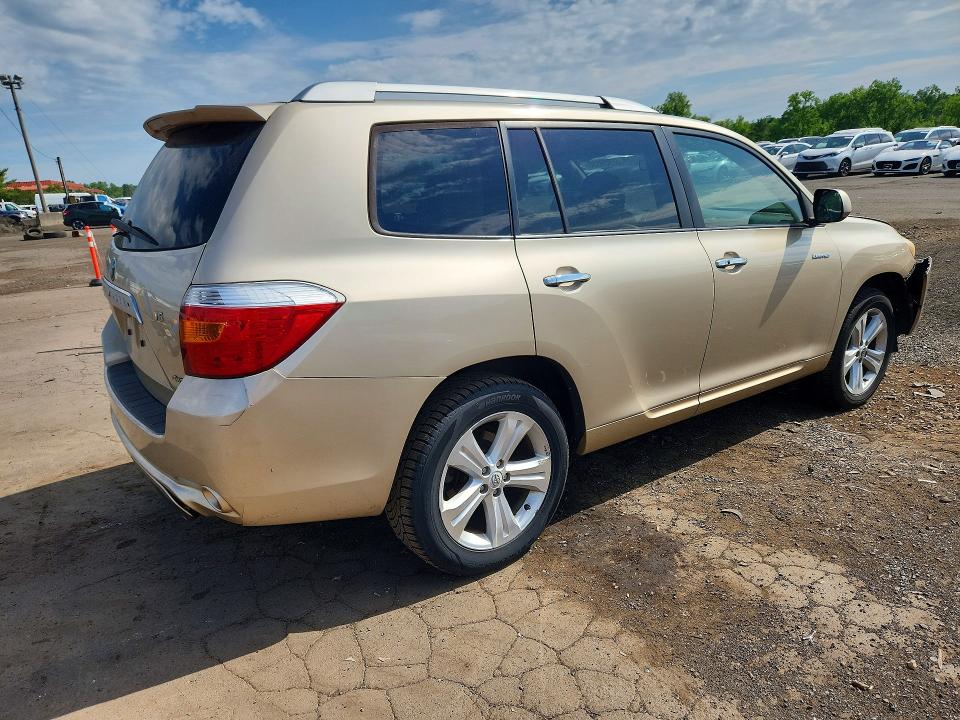 2009 Toyota Highlander VIN JTEES42A992112211 COPART salvage auction — FRONT END, Ct - Cert Of Title-Salvage, sold $2,600 on 2026-07-10 (photo 3)