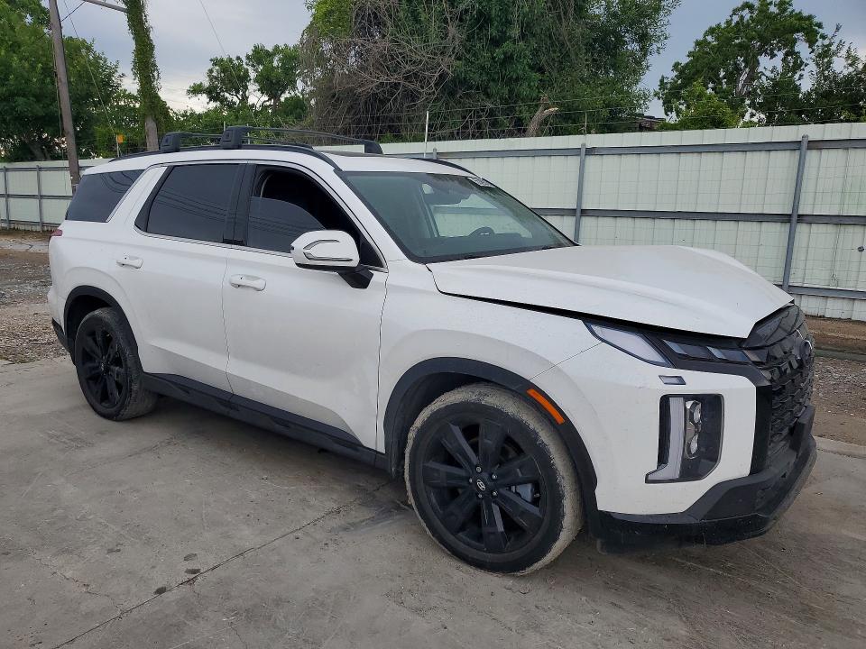 2024 Hyundai Palisade VIN KM8R34GE9RU693742 COPART salvage auction — FRONT END, Tx - Salvage Vehicle Title, sold $100 on 2026-07-28 (photo 4)