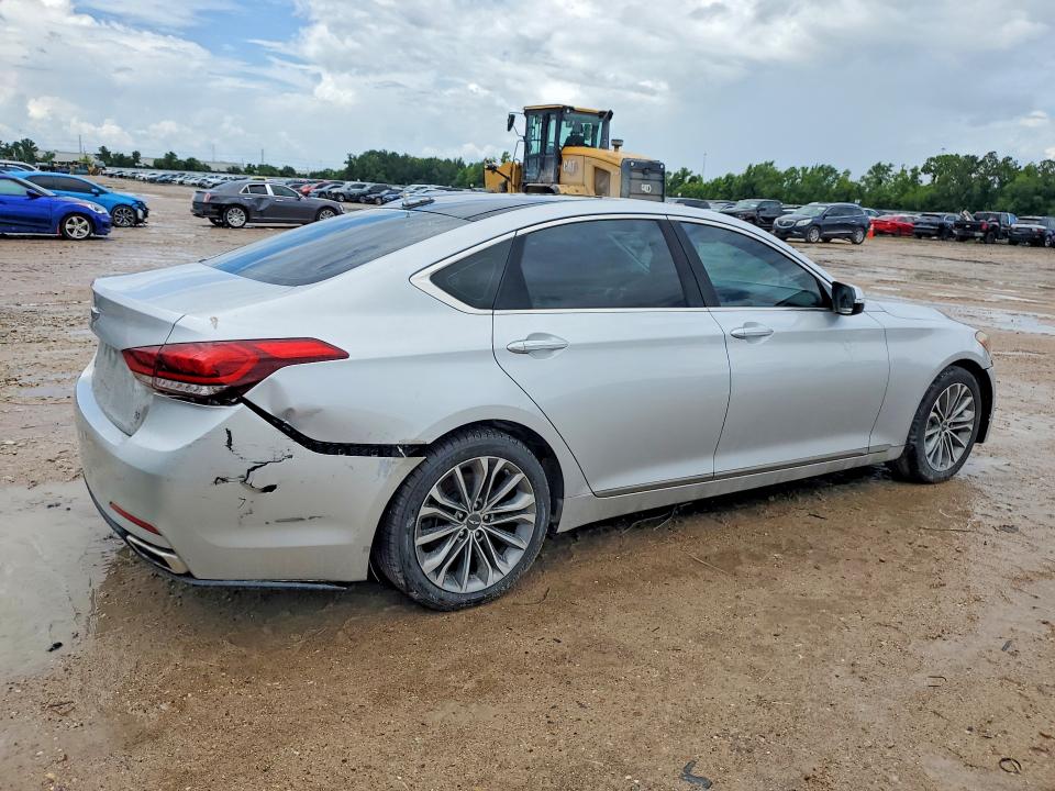 2015 Hyundai Genesis VIN KMHGN4JE6FU058158 COPART salvage auction — REAR END, TX - CERTIFICATE OF TITLE, sold $2,350 on 2026-07-31 (photo 3)
