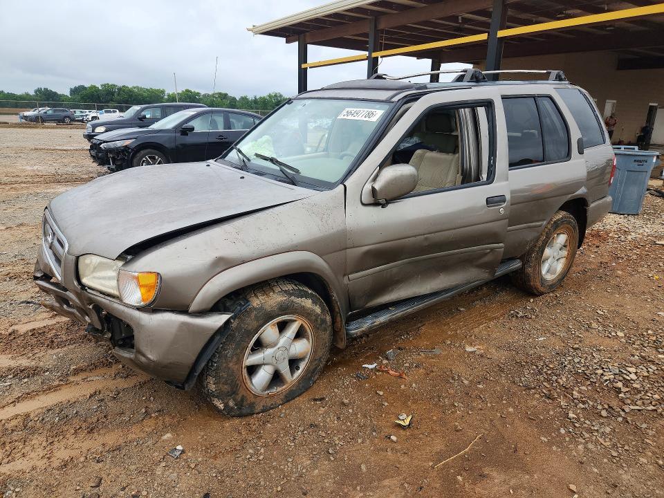 2001 Nissan Pathfinder VIN JN8DR09XX1W576298 COPART salvage auction — FRONT END, Al - Cert Of Title-Salvage Title, sold $150 on 2026-07-08 (photo 1)