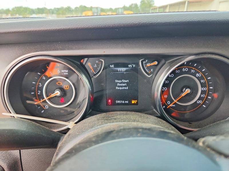 2021 Jeep Gladiator VIN 1C6JJTAM7ML611157 COPART salvage auction — FRONT END, AL - CERT OF TITLE-SALVAGE TITLE, sold $14,700 on 2026-07-29 (photo 9)