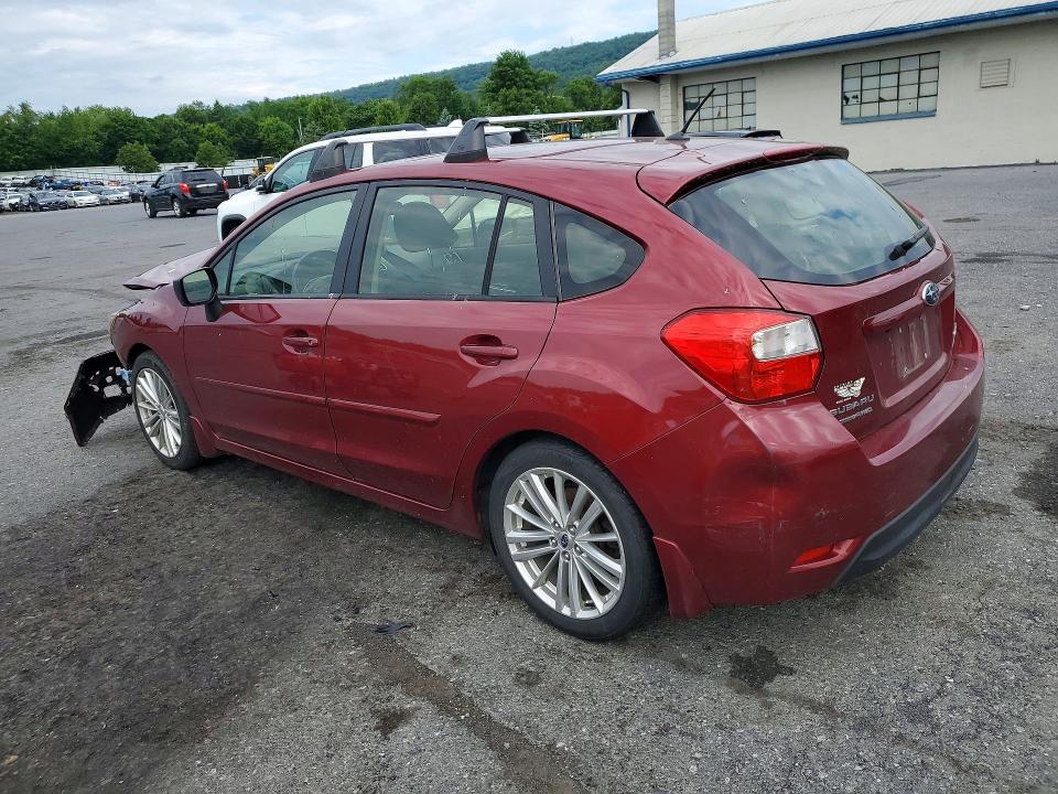 2015 Subaru Impreza VIN JF1GPAA65FG267479 COPART salvage auction — FRONT END, Pa - Certificate Of Salvage, sold $425 on 2026-07-14 (photo 2)