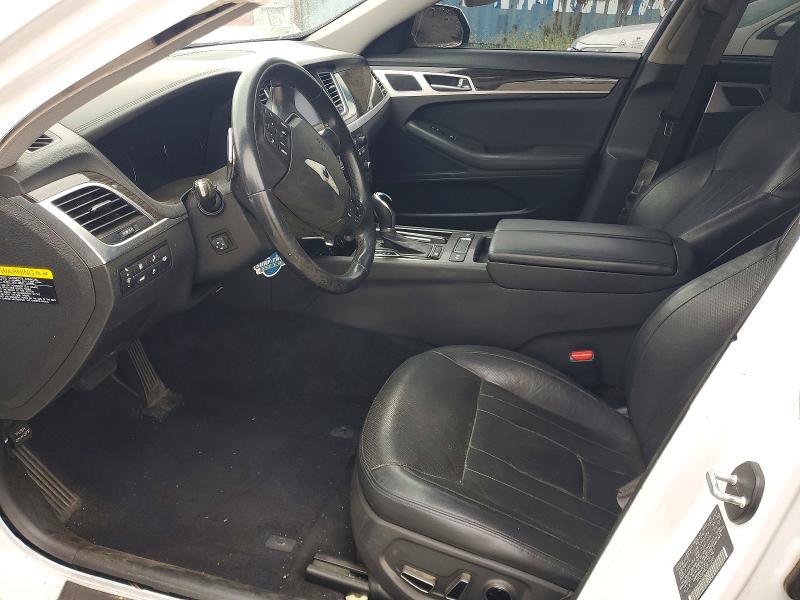2016 Hyundai Genesis VIN KMHGN4JE2GU142947 COPART salvage auction — FRONT END, Ca - Salvage Certificate, sold $1,150 on 2026-07-24 (photo 7)