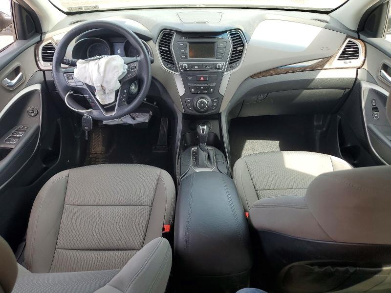 2017 Hyundai Santa fe VIN 5XYZT3LBXHG386994 COPART salvage auction — FRONT END, PA - CERTIFICATE OF SALVAGE, sold $2,900 on 2026-07-13 (photo 8)